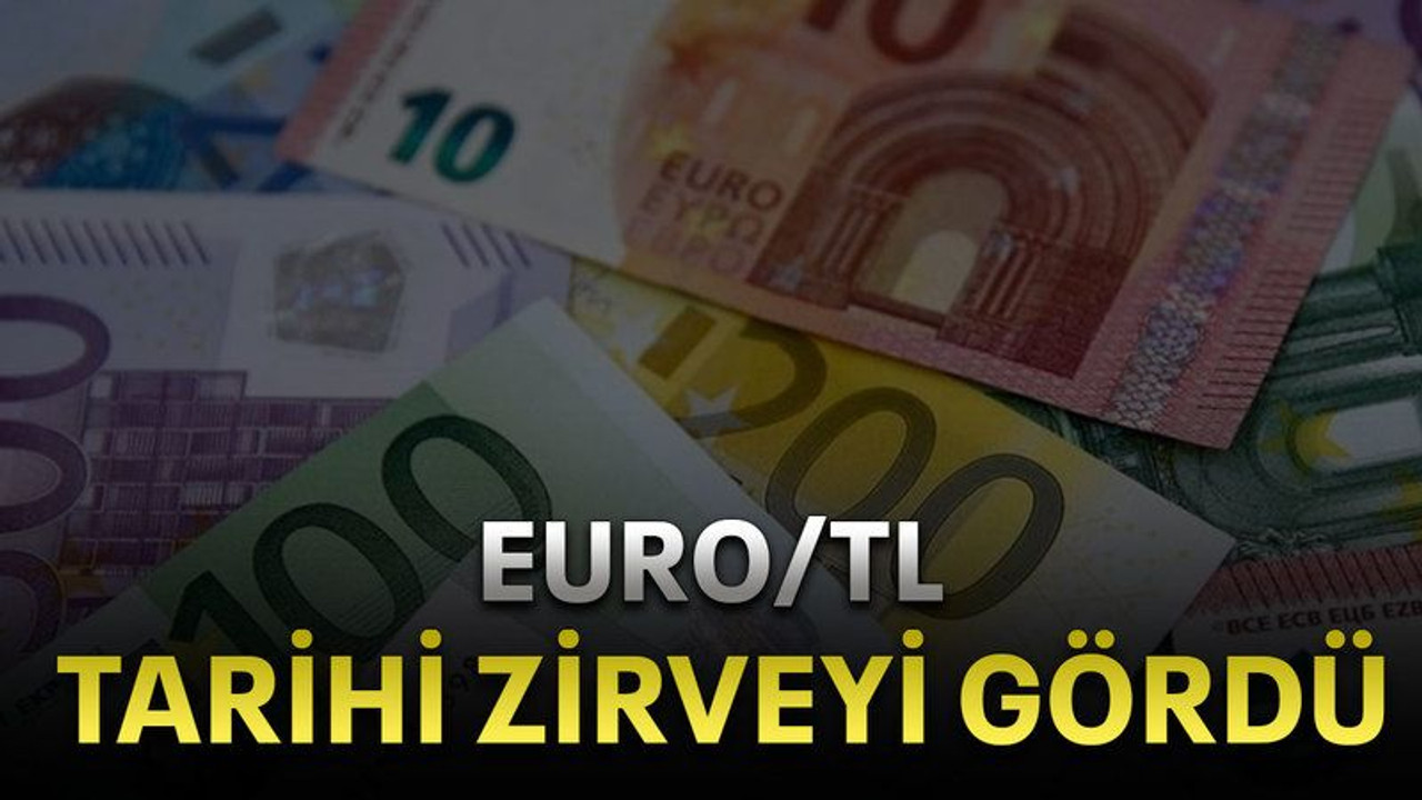 Euro/TL tarihi zirveyi gördü
